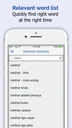 Indonesian Dictionary + iPhone image 2