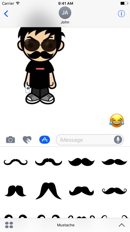 Mustache - Beard Whisker Stickers for iMessage