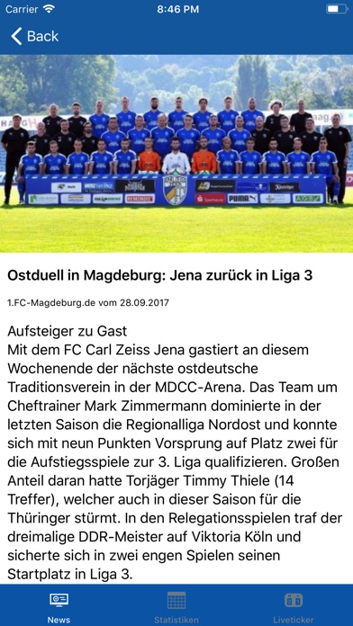 FCMagdeburg screenshot 2