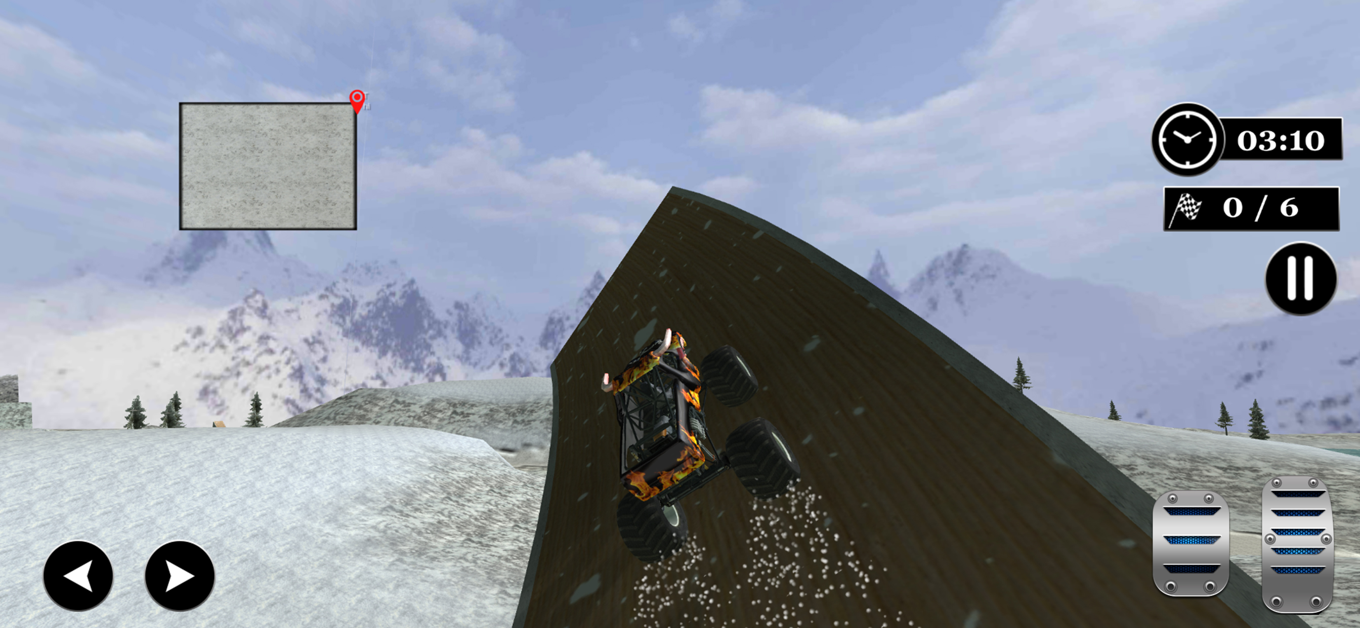 Off Road Snow Stunt Drive