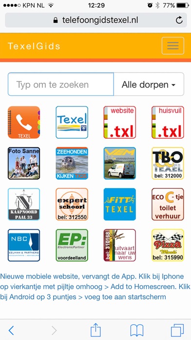 Screenshot #1 pour Texelgids