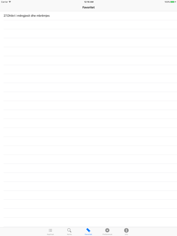 Mburoja e Muslimanit. iPad screenshot 4 - Reference app