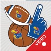 Kansas JayHawks Animated Selfie Stickers