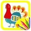 Turkeys Animal Coloring Book Games Education
