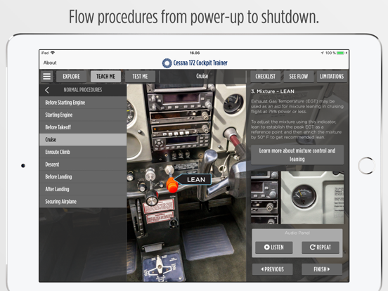 Screenshot #4 pour Cessna 172 Cockpit Trainer