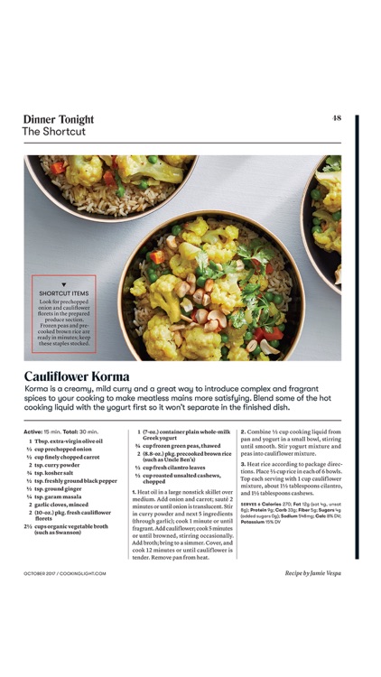 Cooking Light Magazine