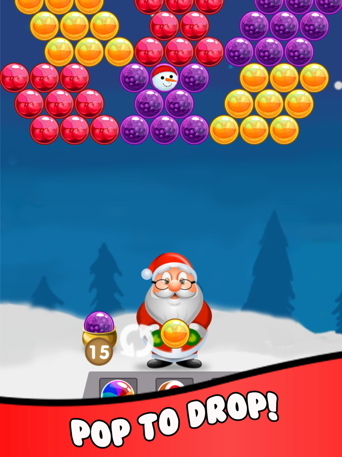 Christmas Bubble Shooter Game
