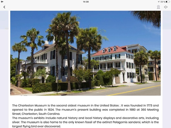 Charleston Travel Guide iPad screenshot