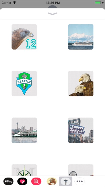 Seattle Stickies for iMessage screenshot-3