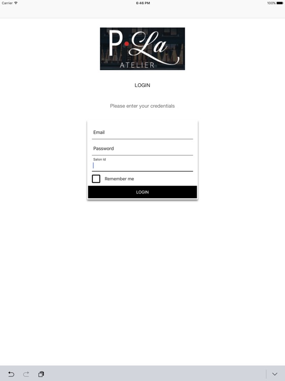 P.La Salon Intake Form