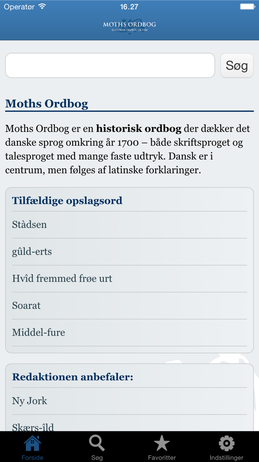 #1. Moths Ordbog (iOS) 由: Det Danske Sprog- og Litteraturselskab