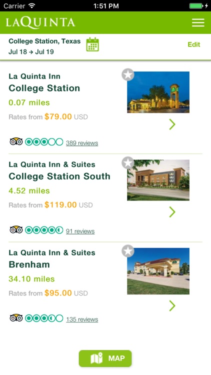 La Quinta Returns