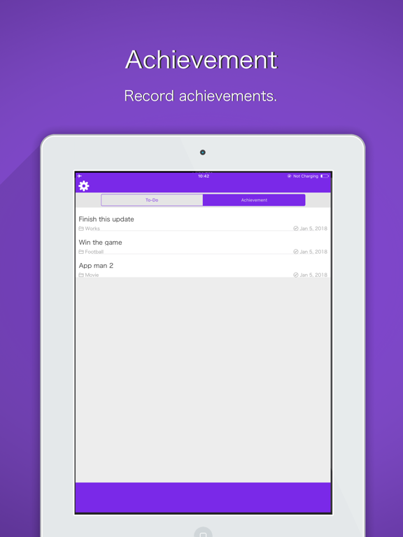 Simple todo list-Todo Memo iPad screenshot