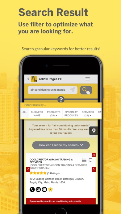 Screenshot #3 pour Yellow Pages PH