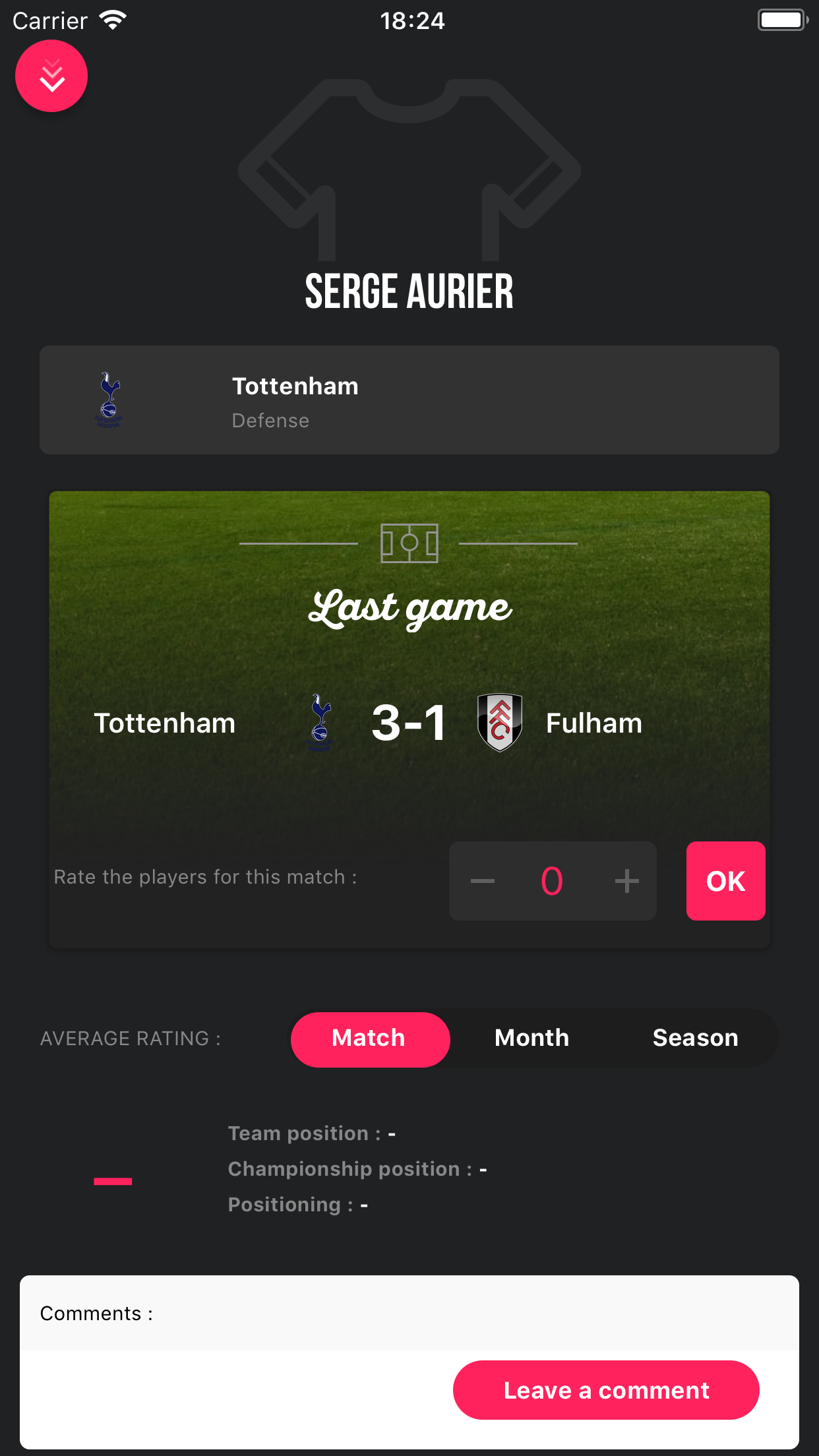 Drate - The football ratings