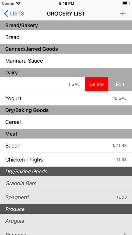 The Simple Shopping List App screenshot-4