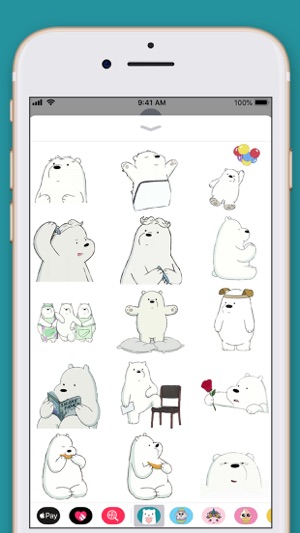 Cute Bear Kawaii Stickers(圖3)-速報App