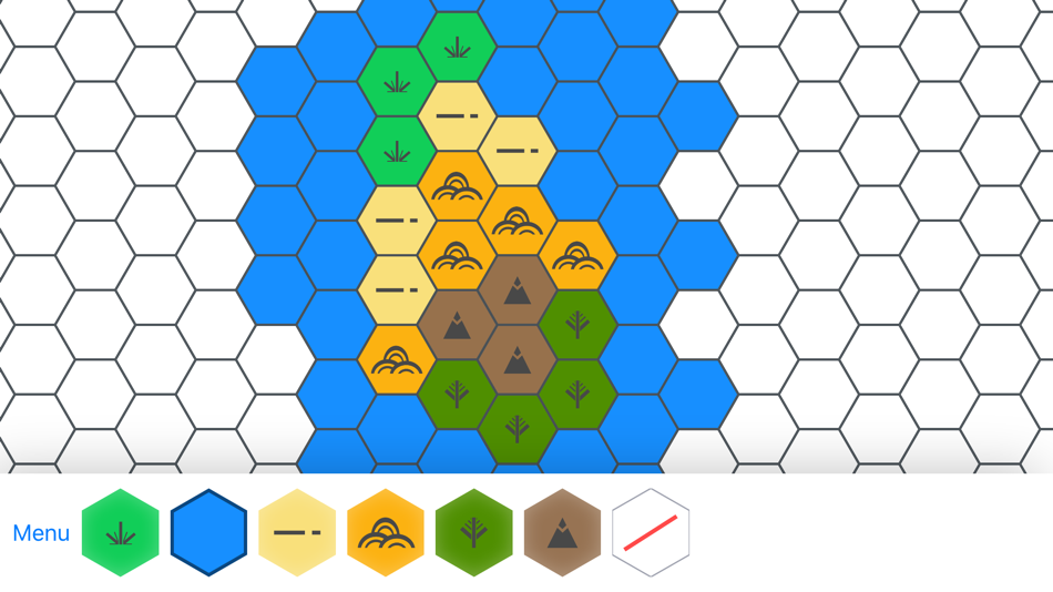 #5. Hex Map Maker (iOS) 由: Michael Friedman