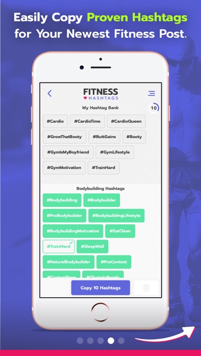 Fitness Hashtags App screenshot 4