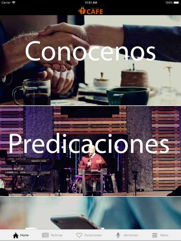Screenshot #5 pour Iglesia Cafe App