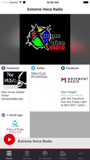 Extreme Voice Radio(圖1)-速報App