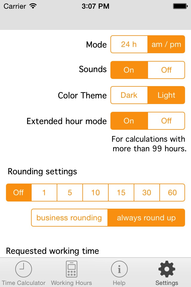 Time.Calc screenshot 4