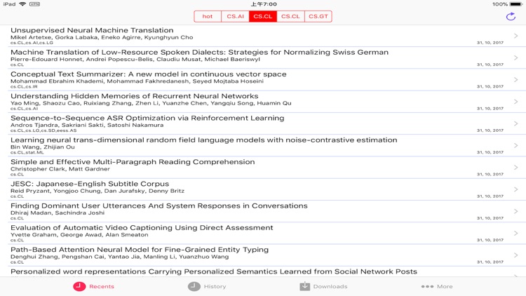 arxiv reader- computer science