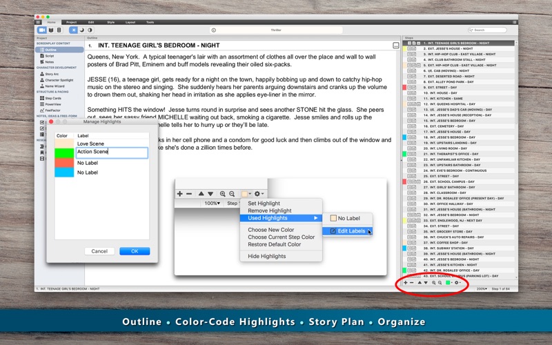 Screenshot #2 pour Script Studio