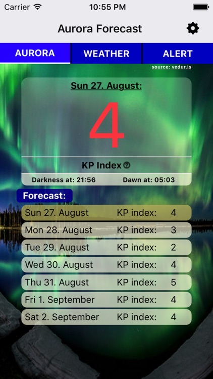 Iceland Aurora Alert screenshot-0