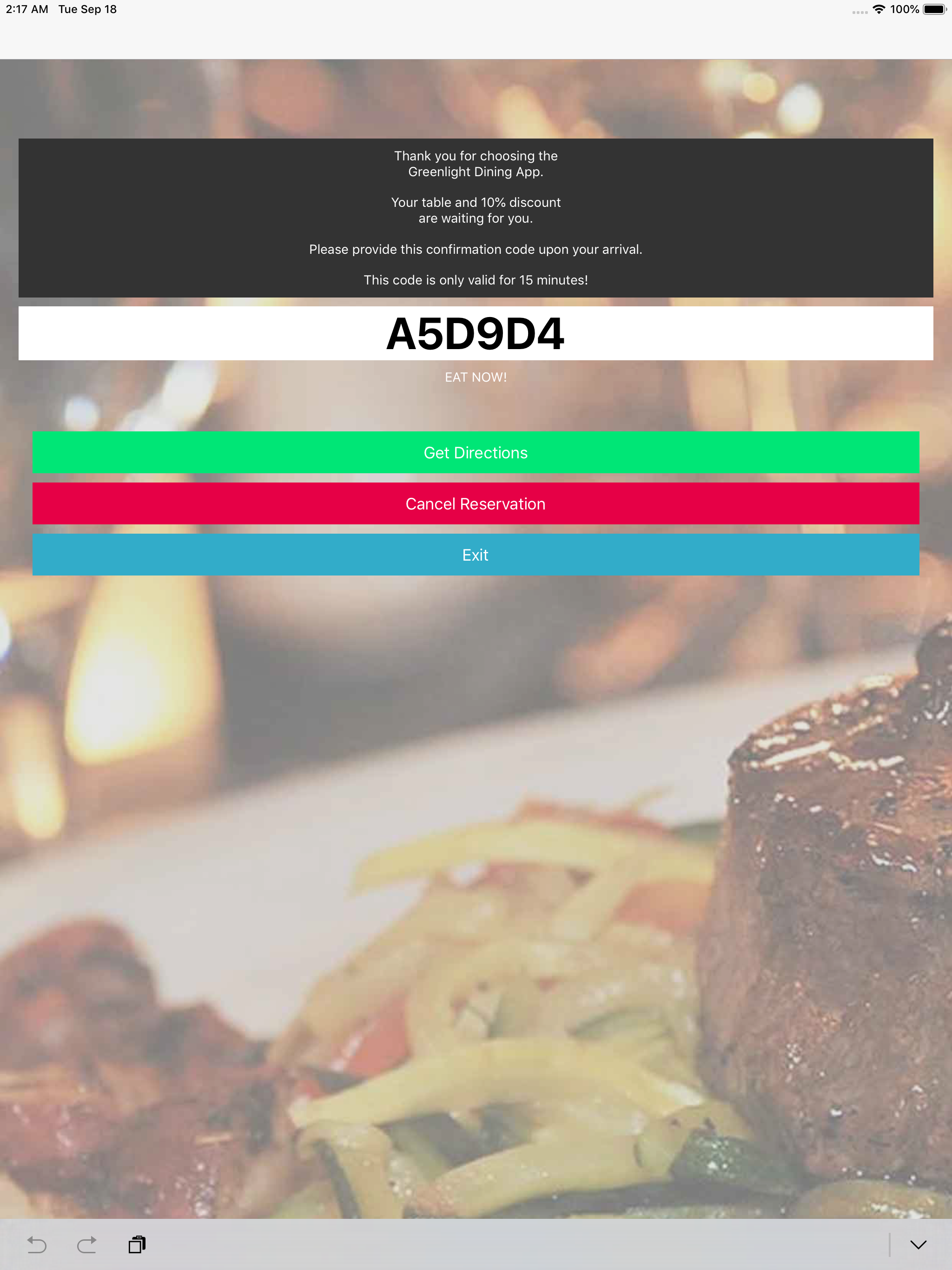 Greenlight Dining screenshot 10