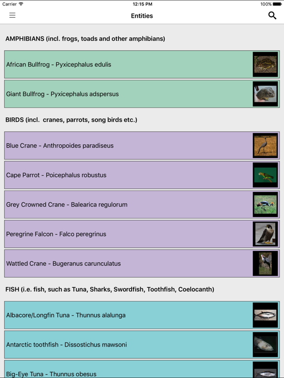 Screenshot #6 pour IDentifyIt Species