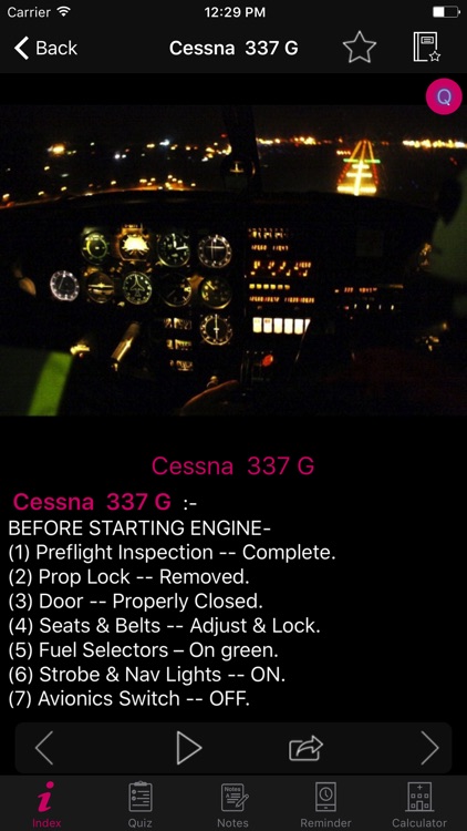 Aviation Checklist Premium