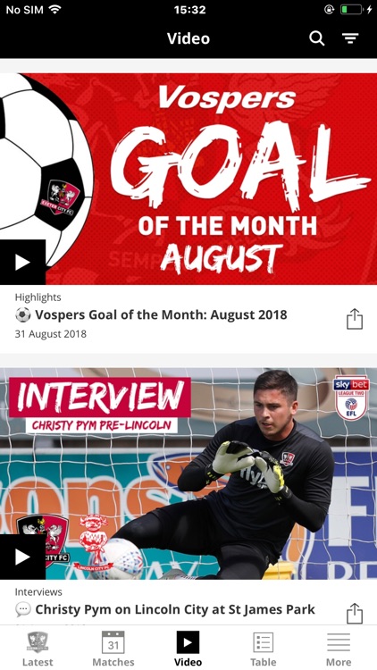 Exeter City Official App