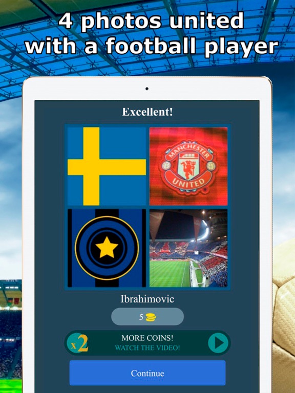 4 Pics 1 Footballer iPad screenshot