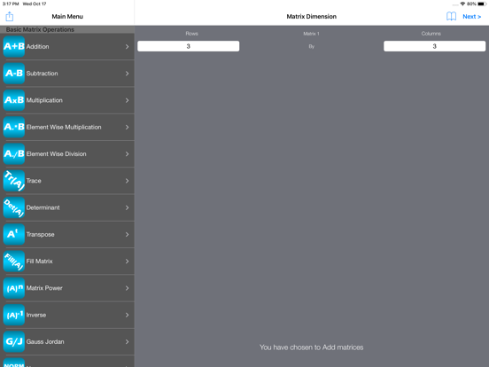 Screenshot #4 pour Matrix Calculator Plus