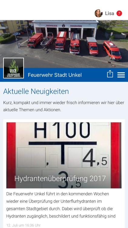 Feuerwehr Stadt Unkel