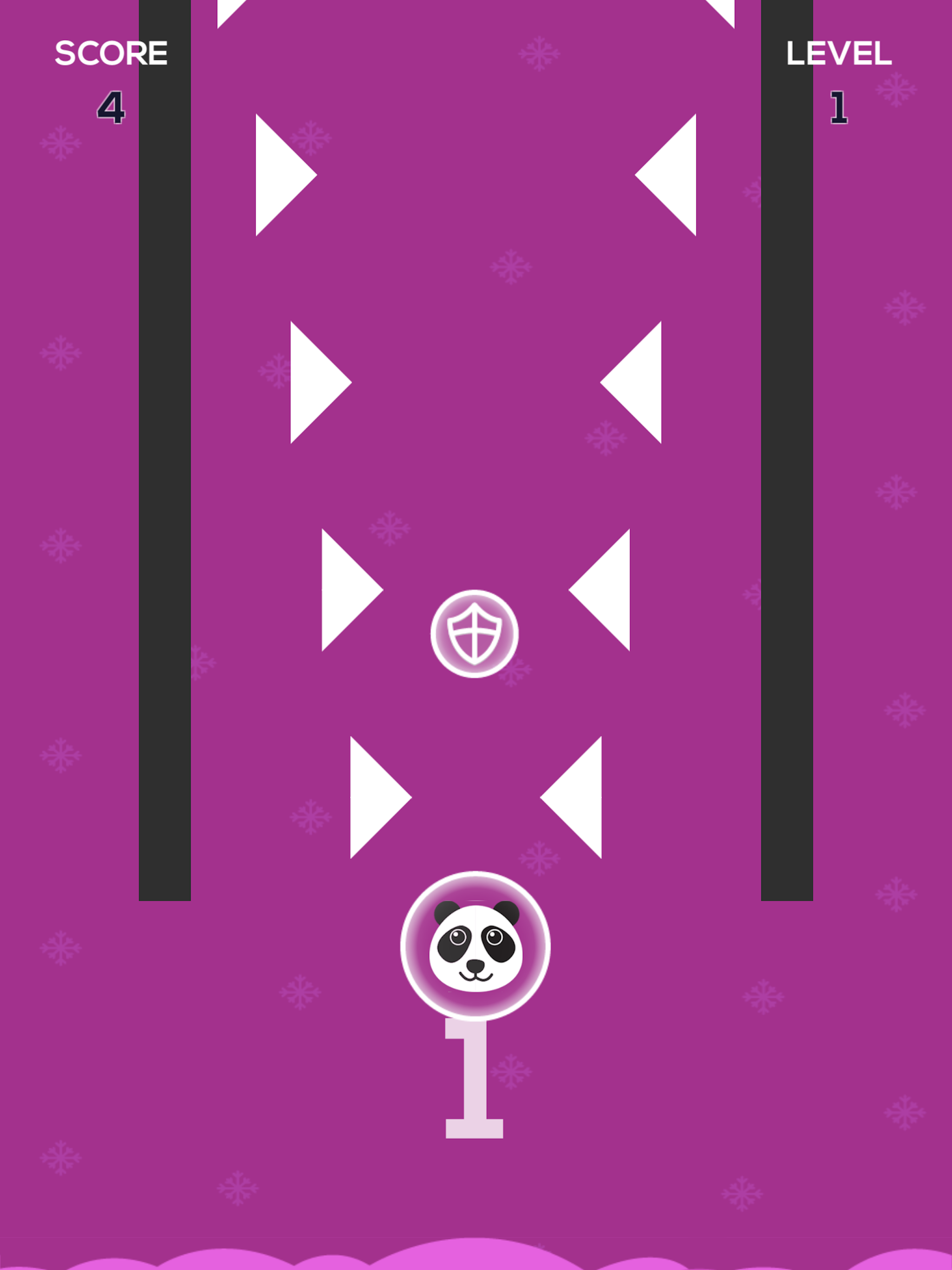 Rise Panda Up:  protect ball