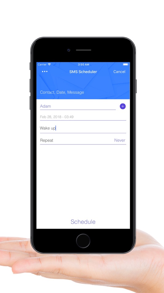 #3. Message Reminder & Sender (iOS) 게시자: Abid Adnan