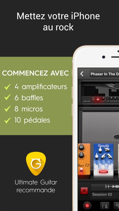 Screenshot #1 pour AmpKit+ guitar amps & pedals
