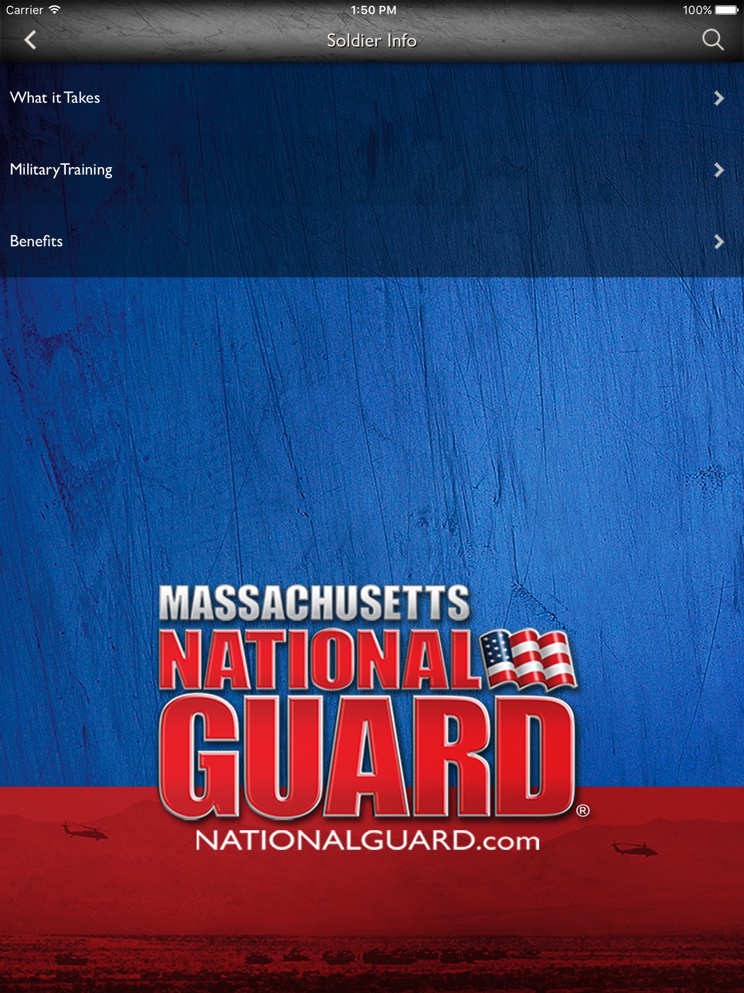 Massachusetts Army National Guard screenshot 3