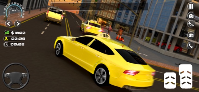 City Car Taxi Driving Rush