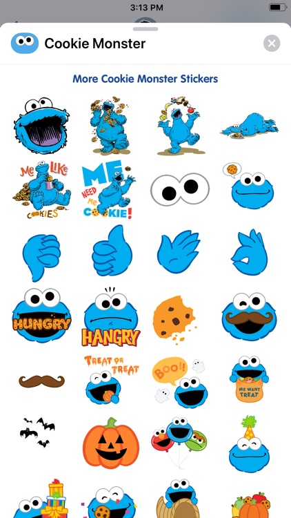 Cookie Monster Stickers