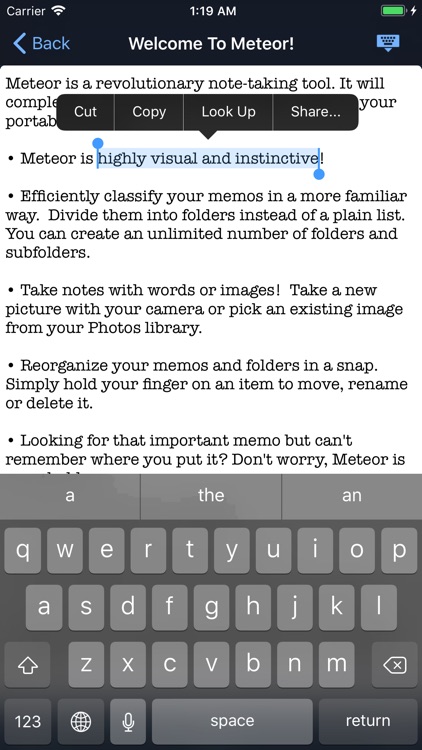 Meteor Notes