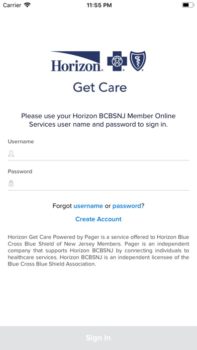 Horizon Get Care screenshot 2