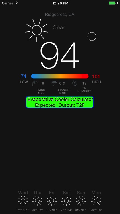 EvapCoolCalc screenshot-0