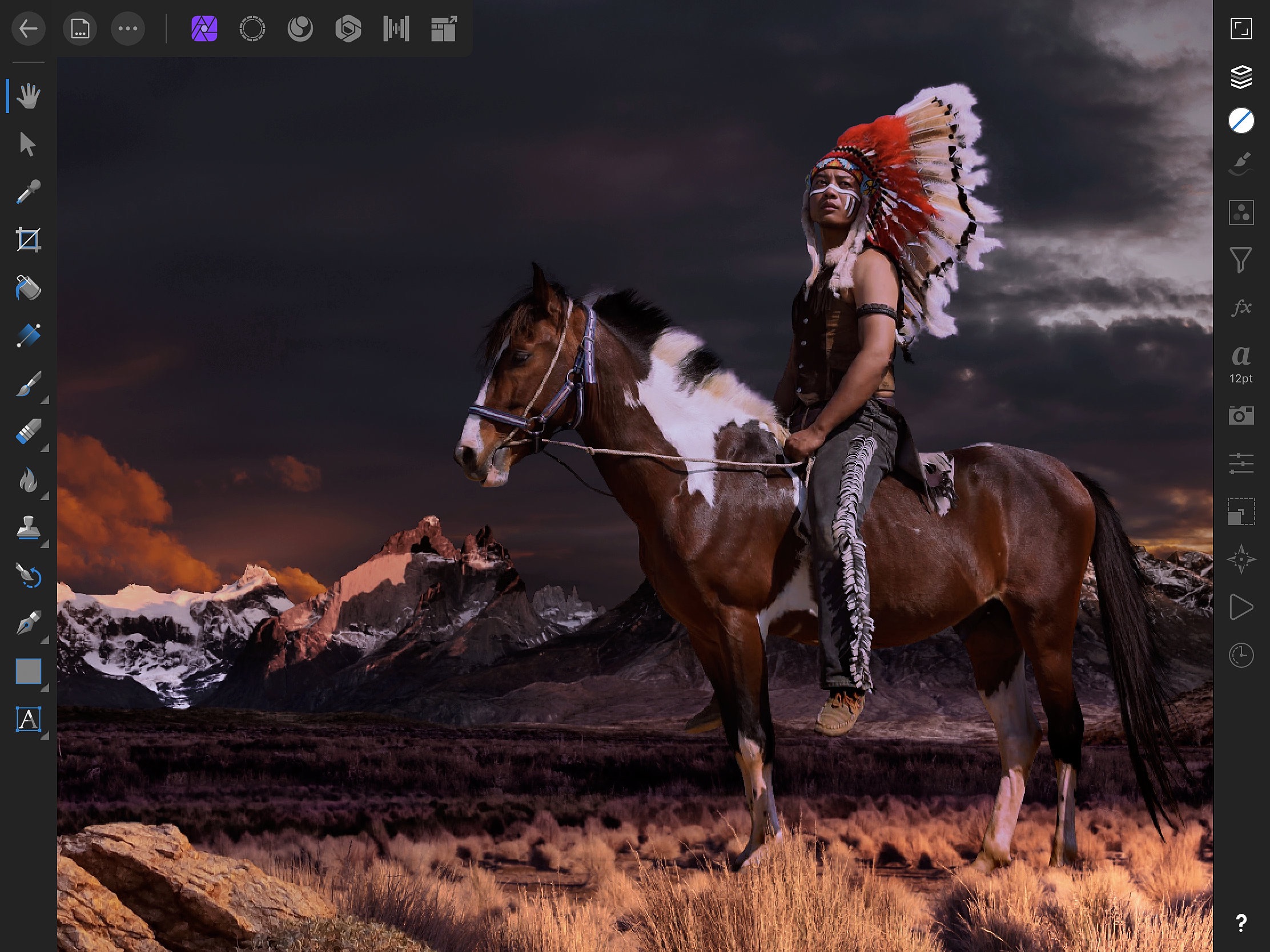 Screenshot do app Affinity Photo