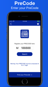 Radio Code screenshot