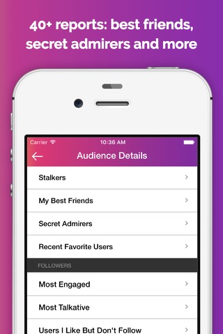 InstantReport: Followers Stats screenshot 3