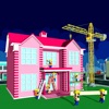 Pink Girl House Construction