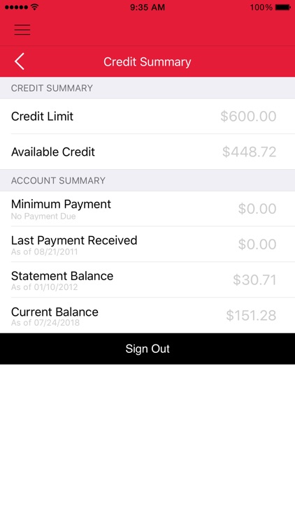 Talbots Credit Card App
